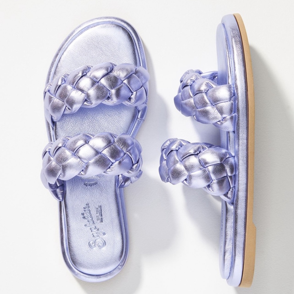 NWT Seychelles Golden Coast Sandals - Metallic Lavender - Size 8.5